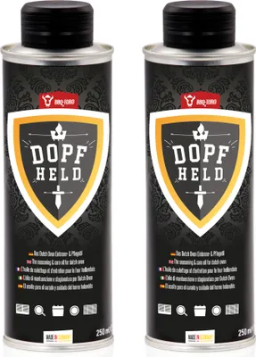 Immagine prodotto di BBQ-Toro DOPFHELD - Olio per stufare e mantenere il forno olandese, 2x 250 ml