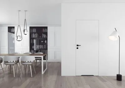 Zdjęcie produktu dla Drzwi Sara Eco 2 bezprzylgowe ukryte prawe WC 80 cm, 5901316049859