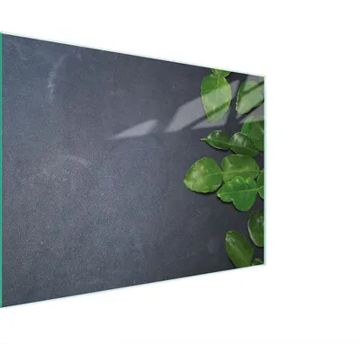 Produktbild von Schneidebrett Herdabdeckplatte Multiglasschneidplatte 30x22 cm Schiefer Laub