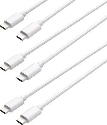 Produktbild von Cazy USB-C zu USB-C Ladekabel, USB 2.0 Ladekabel, 75cm, USB-C zu USB-C, Geeignet für iPhone und Samsung - 3 Stück