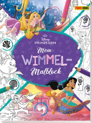 Produktbild von Disney Prinzessin: Mein Wimmel-Malblock