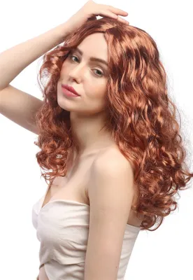 Produktbild von WIG ME UP Perücke Mittelscheitel Voluminös Kupfer Rot SAR065-P130