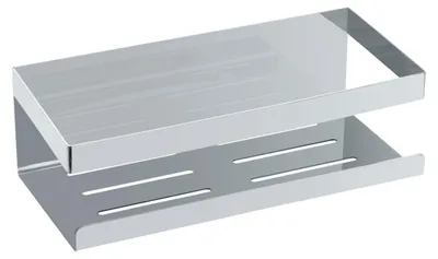 Produktbild von Schöner Wohnen Edelstahl Wandablage Meleto Glänzend Ordnung Badezimmer Aufbewahrung Ablage