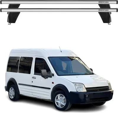 Image de Menabo Barres de toit Transversales pour Ford Connect I Transit 2002-2013 Gris