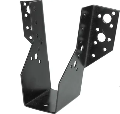 Obrázok produktu pre Záves na trámy čierny pozinkovaný vonkajší úchyt pre trámy 45 x 145 mm - za kus