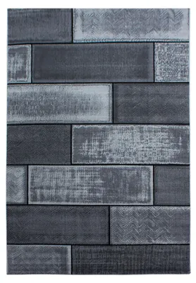 Image de Plus Wallz tapis poils ras rectangle 280x370cm noir