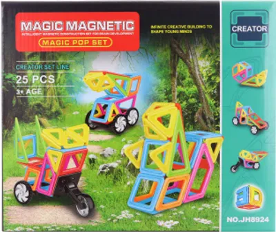Obrázek produktu pro Magnetická stavebnice 25 ks
