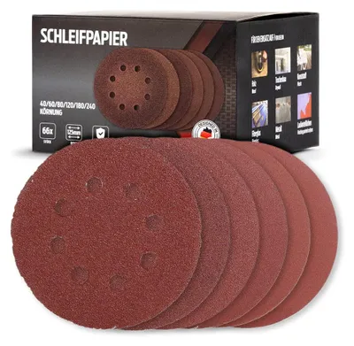 Produktbild von bestTools Set Schleifpapier Rund Körnung 40-240 für