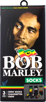 Produktbild von Bob Marley 3 Pack Gift Box One Size Socken
