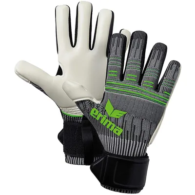 Produktbild von Erima Fußball Torwarthandschuhe Flexinator ultra knit Herren grau grün Gr 12