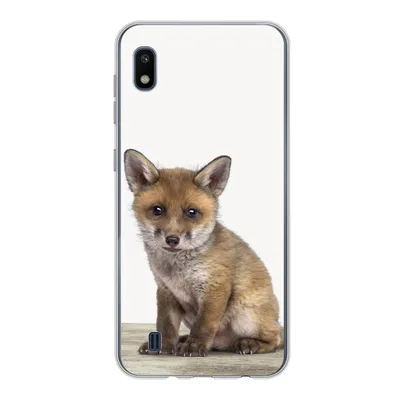 Produktbild von MuchoWow® Handyhülle Schutzhülle Hülle für Samsung Galaxy A10 Fuchs - Baby-Fuchs - Kinder - Mädchen - Jungen Silikon Softcase Handy Hülle - Schutzhülle