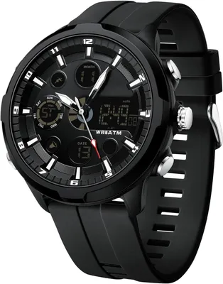 Immagine prodotto di Orologio da uomo Quadrante grande Sportivo Militare Impermeabile Illuminazione LED Cronografo Cronometro Sveglia Calendario Orologi multifunzionali Robusto