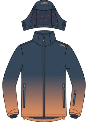Produktbild von CMP Kinder Skijacke Jacket Snaps Hood 110