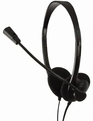 Zdjęcie produktu dla LogiLink Stereo Headset Earphones with Microphone, Przewodowa, 8 - 22000 Hz, Połączenia/muzyka, Zestaw słuchawkowy, Czarny