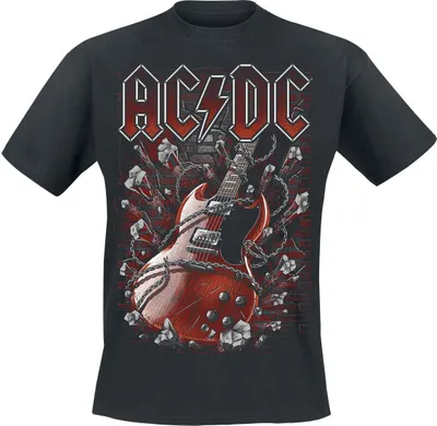 Produktbild von AC/DC T-Shirt Herren Breaking The Wall schwarz Band-Merch, Bands 100% Baumwolle L