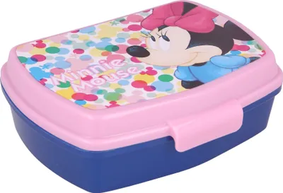 Produktbild von Disney Minnie Mouse Kinder Brotdose – Lunchbox Pausenbox Schulbrotbox