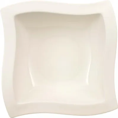 Obrázek produktu pro Villeroy & Boch 1025253330, Salátová mísa, Čtverec, Porcelán, Bílá, NewWave, 250 mm