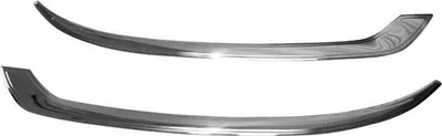 Productafbeelding van OMAC koplampafscherming, koplampmasker, artikelnummer 7534102, voorzijde, voor VW Caddy III Combi (2KB, 2KJ, 2CB, 2CJ), afmetingen: 570mm x 90mm x 30mm, roestvrij staal