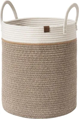 Produktbild von Famanu Wäschekorb Aufbewahrungskorb - Beige