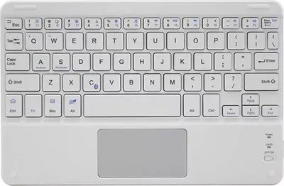 Produktbild von INF Kabellose Touchpad-Tastatur für Tablets Weiß M