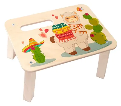 Produktbild von Zimmerdekoration Fußbank Lama BxHxT 33x17,5x24,5cm NEU
