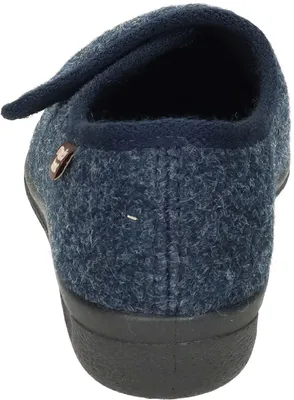 Produktbild von Manitu Damen Hausschuh 340026-05, Blau, 38 EU