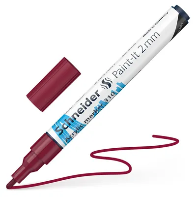 Immagine prodotto di Pennarello acrilico Schneider Paint-It 310 bordeaux