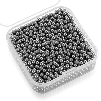 Reinigungskugeln aus Edelstahl, 1500 Stück, 2-3 mm, rund