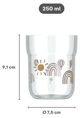 Immagine prodotto di Mepal Mio bicchiere per bambini mio 250 ml - amici della foresta Ø75 x 91 108022065408