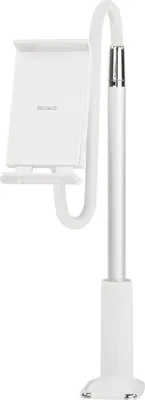 Obrázek produktu pro Deltaco ARM-277, Mobilní telefon/smartphone, Tablet/UMPC, Aktivní držák, Stůl, Bílá