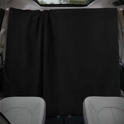 Productafbeelding van Raamverduisteringsgordijn voor auto, suède, verduisterend, zonwering, met magneetsluiting, 180x100 cm