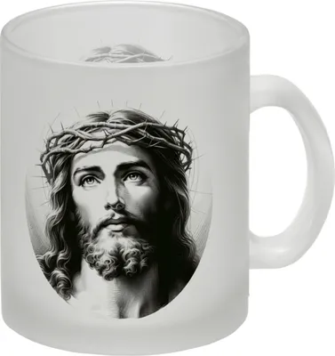 Produktbild von Jesus Christus Glas Tasse