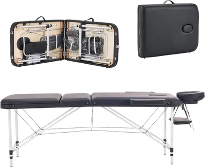 Produktbild von Massagetisch - Massagebank - Behandlungstisch - Therapieliege - Tragbarer Massagetisch