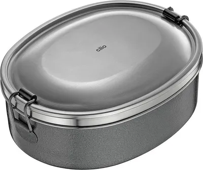 Image de Cilio Lunch Box MONTE ovale, anthracite