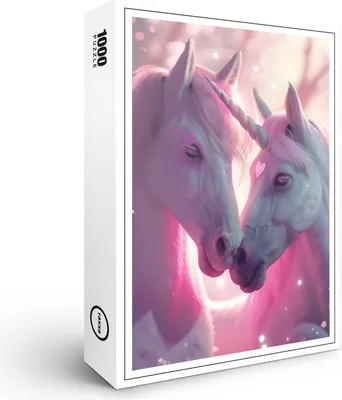 Produktbild von raxxa Premium-Puzzle "Unicorns Love", 1000 Teile