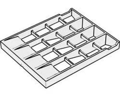 Image de Grille de radiateur KE Kelit Heizkörpergitter COP070M, modèle COPTIMIZER Gitter M, lot de 300 mètres, pour radiateurs à panneaux de type 21, 1 pièce.