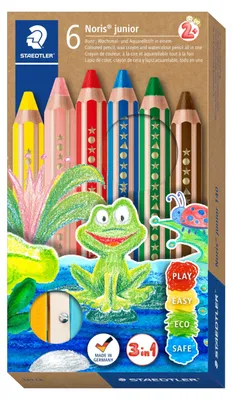 Obrázek produktu pro Staedtler Noris buddy 140, Měkké, Vícebarevný, 6 kusů