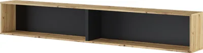 Produktbild von MEBLINI Hängeschrank für Horizontal Schrankbett Bed Concept - Wandschrank mit Regalen - BC-30 - Artisan Eiche/Schwarz