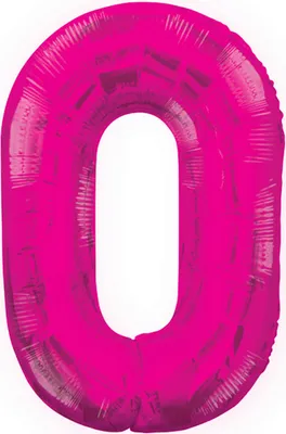 Produktbild von Unique Party - Nummer - Folienballon "Glitz" - Folie SG7590 (M) (Pink)