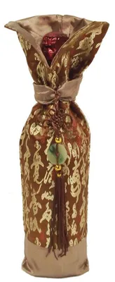 Produktbild von 06 Weinflaschen Beutel 1 Stk Weinkleid Weintüte Flaschentüte Geschenktüte