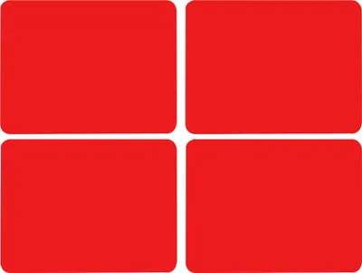 Produktbild von CANDeal 4 Stück Platzdeckchen Silikon Platzsets Platzmatten Untersetzer Teller rutschfeste Küche Tischsets für Tisch Geschirr Gläser 40 * 30 * 0,08cm, Rot
