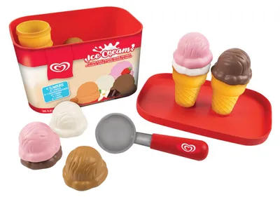 Produktbild von Casdon Ola Eiskrem-Eimer mit Eislöffel – 4 Sorten