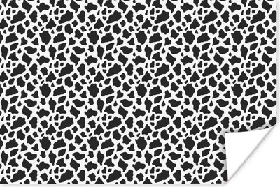 Produktbild von MuchoWow® Poster Tiermuster - Kuh - Design 180x120 cm - Fotoplakat