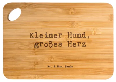 Produktbild von Mr. & Mrs. Panda Brett Spruch Chihuahua Liebe - Transparent - Geschenk, Hunderassen Vielfalt, Küchenbrett, vesperbrett, Hundeliebe, Hunderasse, soziale Hunde, Holzbrett