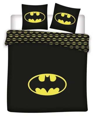 Productafbeelding van Batman, dubbele dekbedovertrek voor een tweepersoonsbed, 240x220 cm, 63x63 cm, microvezel