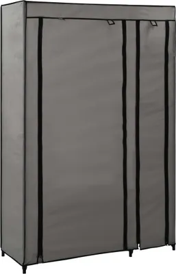 Obrázek produktu pro vidaXL Skládací šatní skříně 2 ks. Šedá 110x45x175 cm Látka