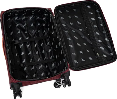 Produktbild von RGL S030 XXL Reisekoffer Stoffkoffer mit 360° Leichtlauf Doppelräder Trolley mit Zahlenschloss Rotwein