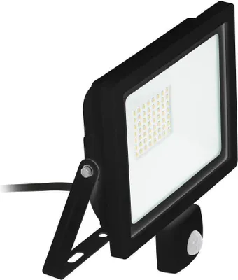 Produktbild von Eglo 64869 FILETTI LED Strahler 10W Sensor Fluter Schwarz Warmweiss IP44