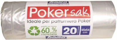 Imagen del producto de BAMA - Bolsas para residuos, modelo Poker, paquete de 20 unidades