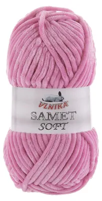 Produktbild von 100g Strickgarn Samet Soft Chenille-Strickgarn Samtwolle flauschig Farbwahl